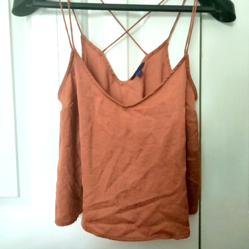 Burnt Orange Crop Cami